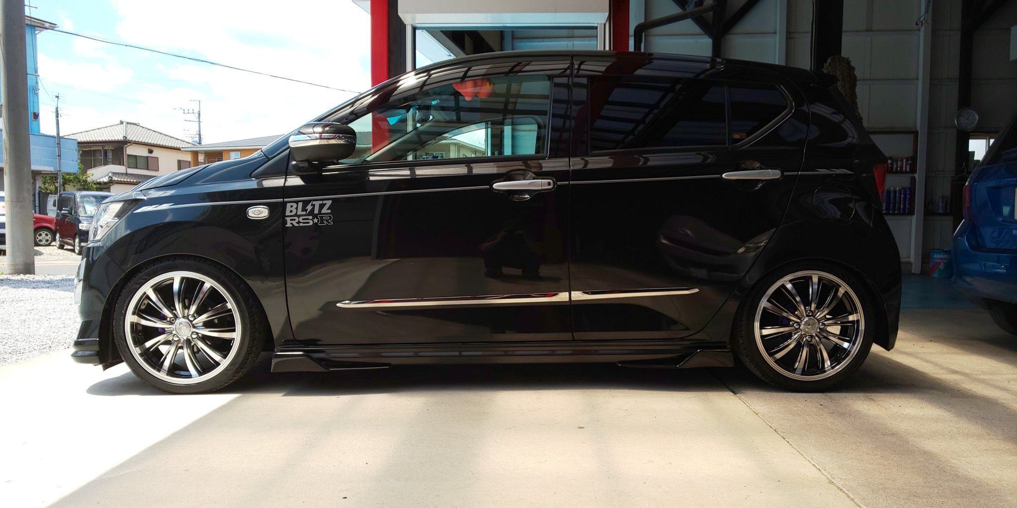تويتر Riopala على تويتر Teinの車高調装着 良い感じに下がった W Tein La350s ミライース T Co Hcte59patr