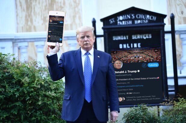 farts_trump's tweet photo. @Jainiand2cats @lumps7166 Just hanging out at #twurch. https://t.co/pWSaY3xmAF
