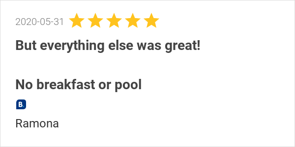 DaysInnLakeland's tweet photo. New 5.0-star Review: "There was no breakfast or pool open so that was disappointing! But everything else was... https://t.co/X6o7t32Sqk