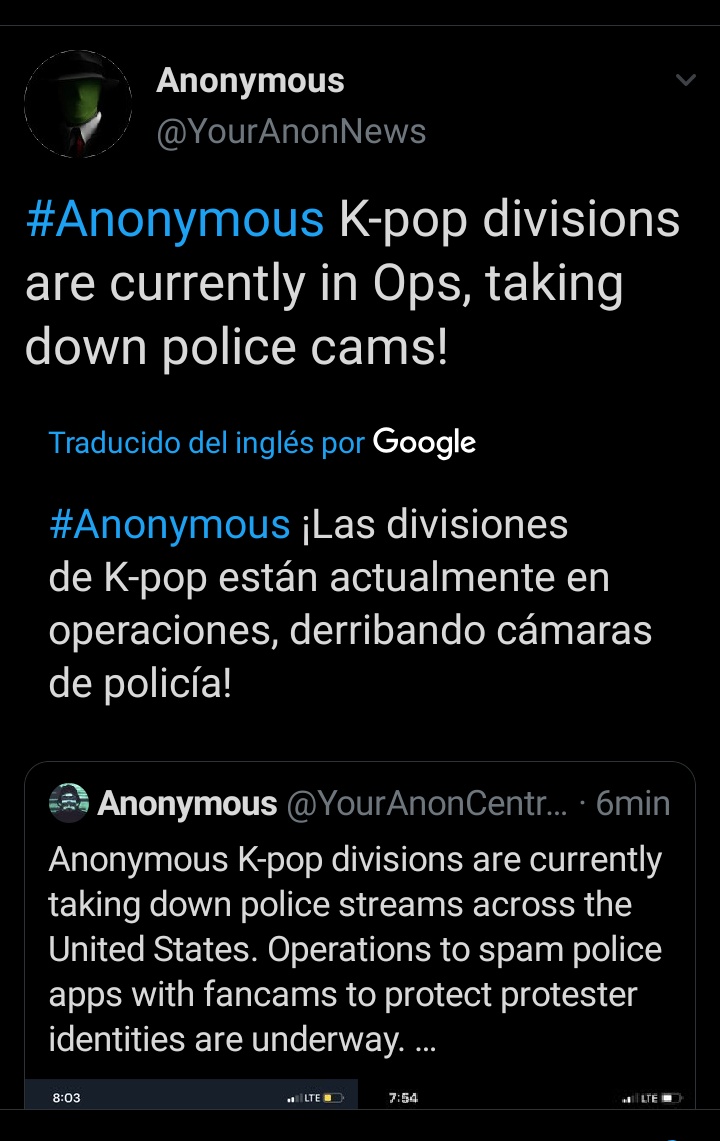 Y dijeron que escuchar Kpop no serviría de nada 💅 #calminkirkland #anonymous  #fancamsareoverparty