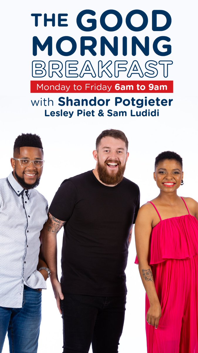 OFMNuus's tweet photo. #GoodMorningsOFM breakfast show w/ 
@ShandorPotgiete @LESLEYPIET @SamLudidi @LebogangKotsi is LIVE 06h00 - 09h00

Get in touch on Telegram 084 222 9497
 
Listen live on @OpenViewHD Channel 604

Mobile app https://t.co/YrAlz8xRfs #OFM #soyl https://t.co/lQMLbKuoxb