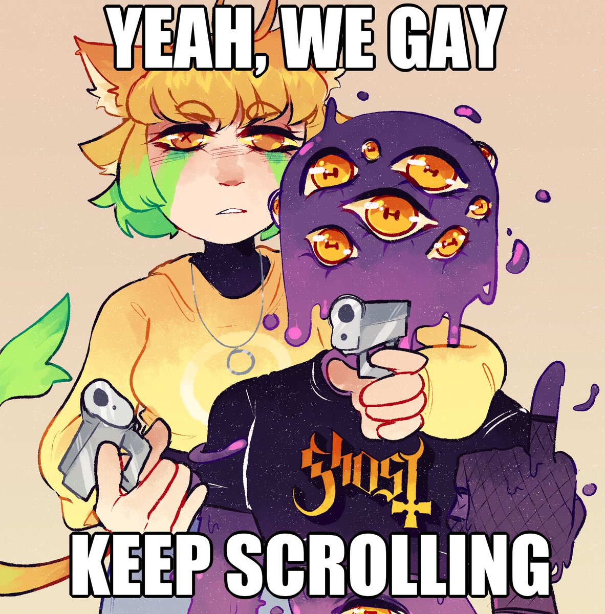 Yeah We Gay Keep Scrolling