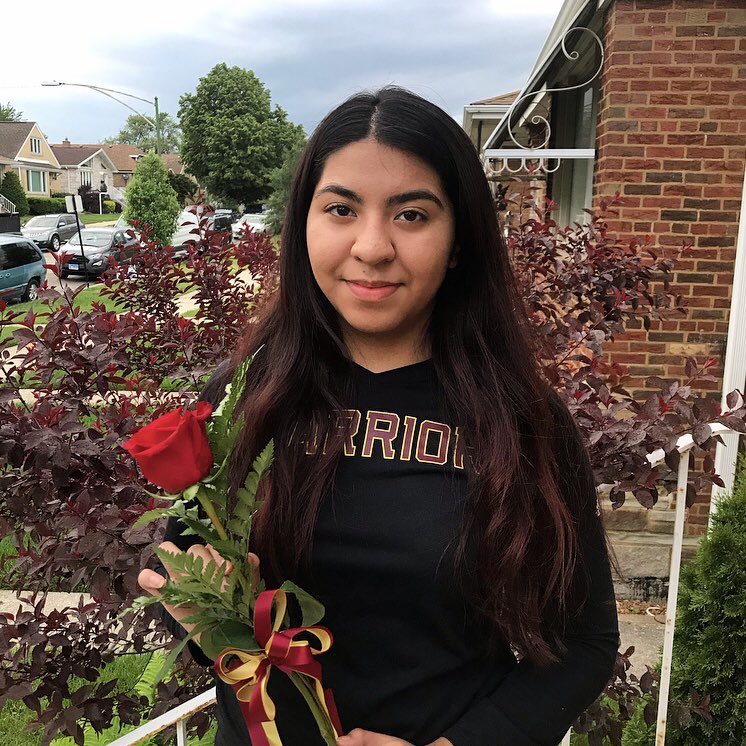 SolorioXCTF's tweet photo. Today’s senior spotlight is on Angela Guerrero! #solorio #solorioseniors #ClassOf2020 #soloriogirlstrack https://t.co/cr3MLCAQxg