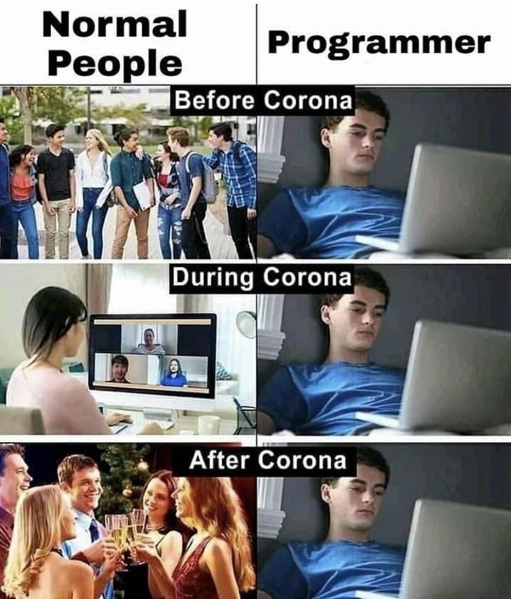 iamharshana1's tweet photo. Normal people vs progrmmmer 
#programmer #programming #copied https://t.co/Bc4yMxSV5q