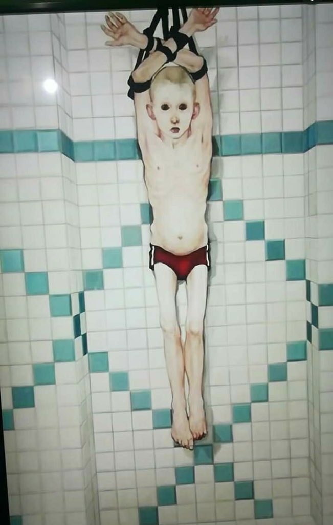 fabiouscanga1's tweet photo. Estos son los cuadros de john podesta que se encontraron en su casa, es un puto asco esta mierda, sigo sin creer que sigan abusando de niños inocentes que no tienen la culpa de nada, esto a estado pasando por años lamentablemente nos dimos cuenta ahora y no antes  #Anonymuos https://t.co/hqlkWYloGF