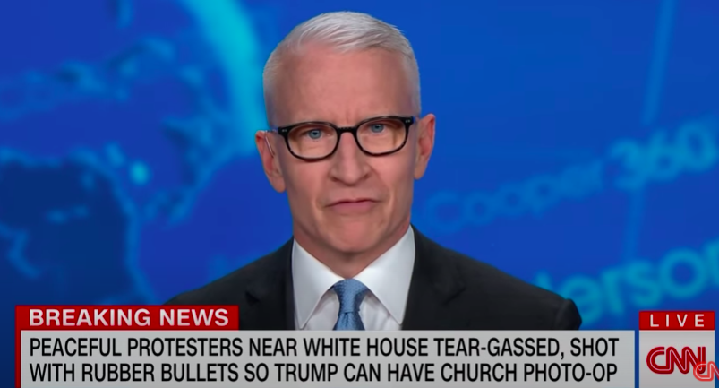 'Who is the thug?': Anderson Cooper blasts Trump's 'outrageous and dangerous' photo op stunt trib.al/H4kOVCS