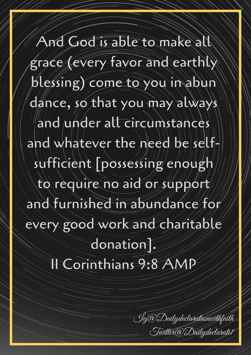DailyDeclarati1's tweet photo. #TuesdayPromise
#FaithfulFather
#DailyDeclarationWithFaith https://t.co/SXAihXu3Dy