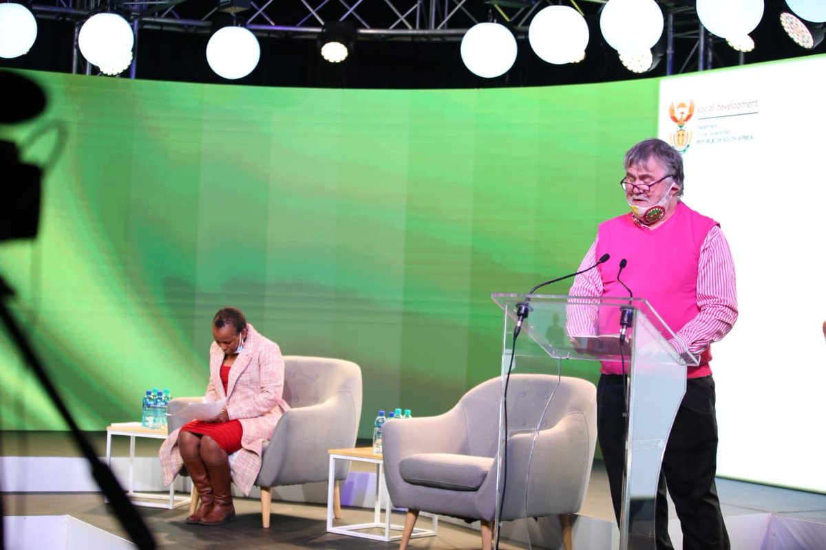 The_DSD's tweet image. From @UNICEF_SA we have Andre Viviers who has expressed that the world that we want starts in how we invest in our children. #ChildProtectionWeek2020 #Vangasali