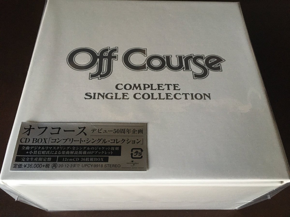 オフコース／コンプリート・シングル・コレクションCD BOX 新品】オフ
