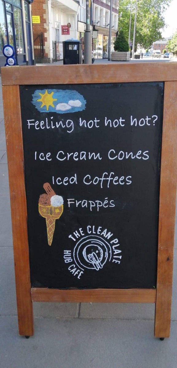 hub_glos's tweet photo. Feeling the heat in #Gloucester - come and get a take away iced cold drink and help support a great social enterprise.
Thank you to all our volunteers who help us become who we are as a #communitycafe 
#VolunteersWeek 
#socialenterprise 
@TheNelsonTrust https://t.co/xjOKrouRR3