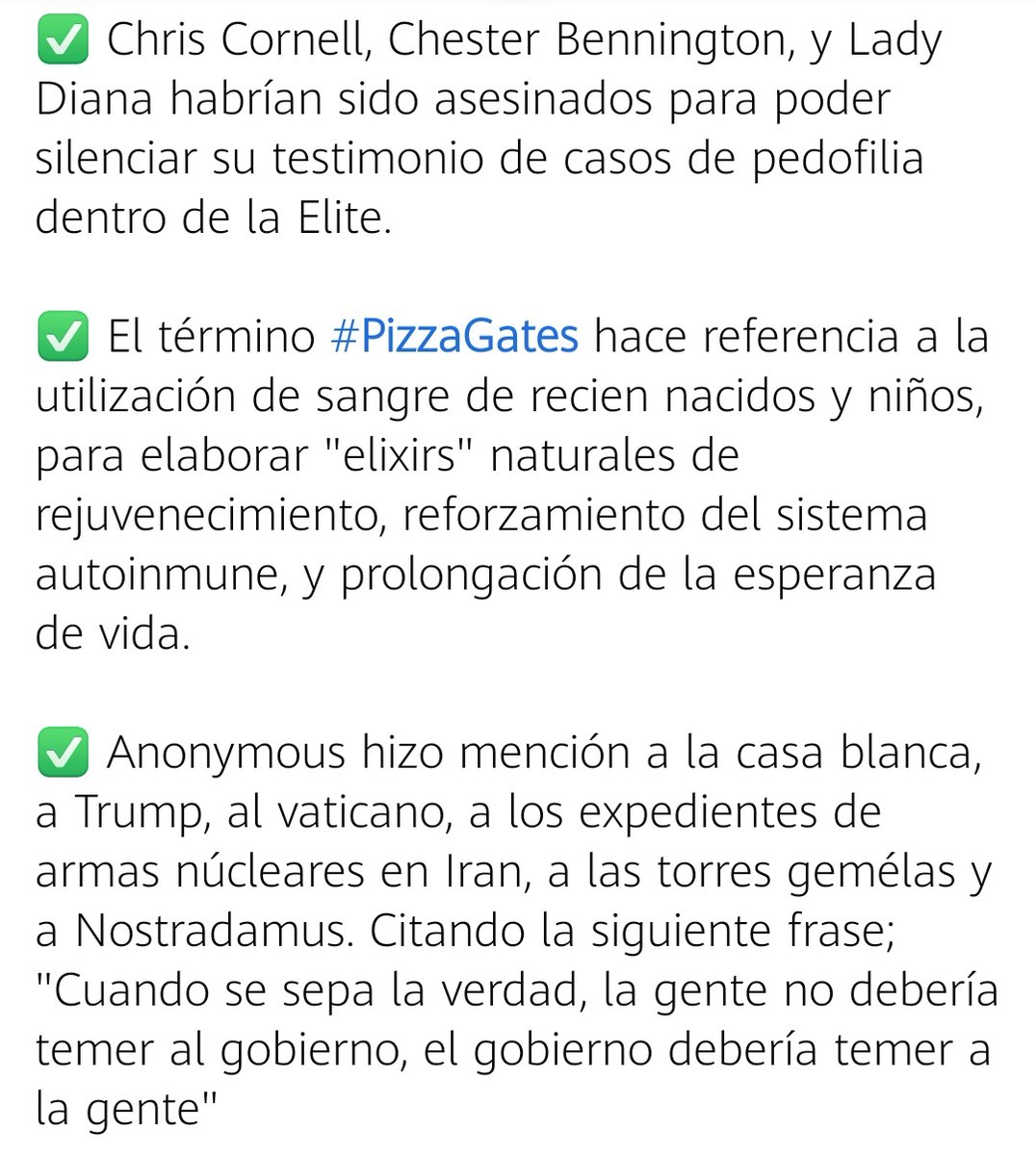Anonymous_Coal's tweet photo. @anonopshispano
@YourAnonNews Fuertes confiables de lo que esta pasando este año que las cosas seguirías sumándose hacia que las personas más involucradas lleguen a pagar sus actos de corrupción y pedofilia como es Trump que hizo una de los peores errores de su vida https://t.co/ctfy40RpRs