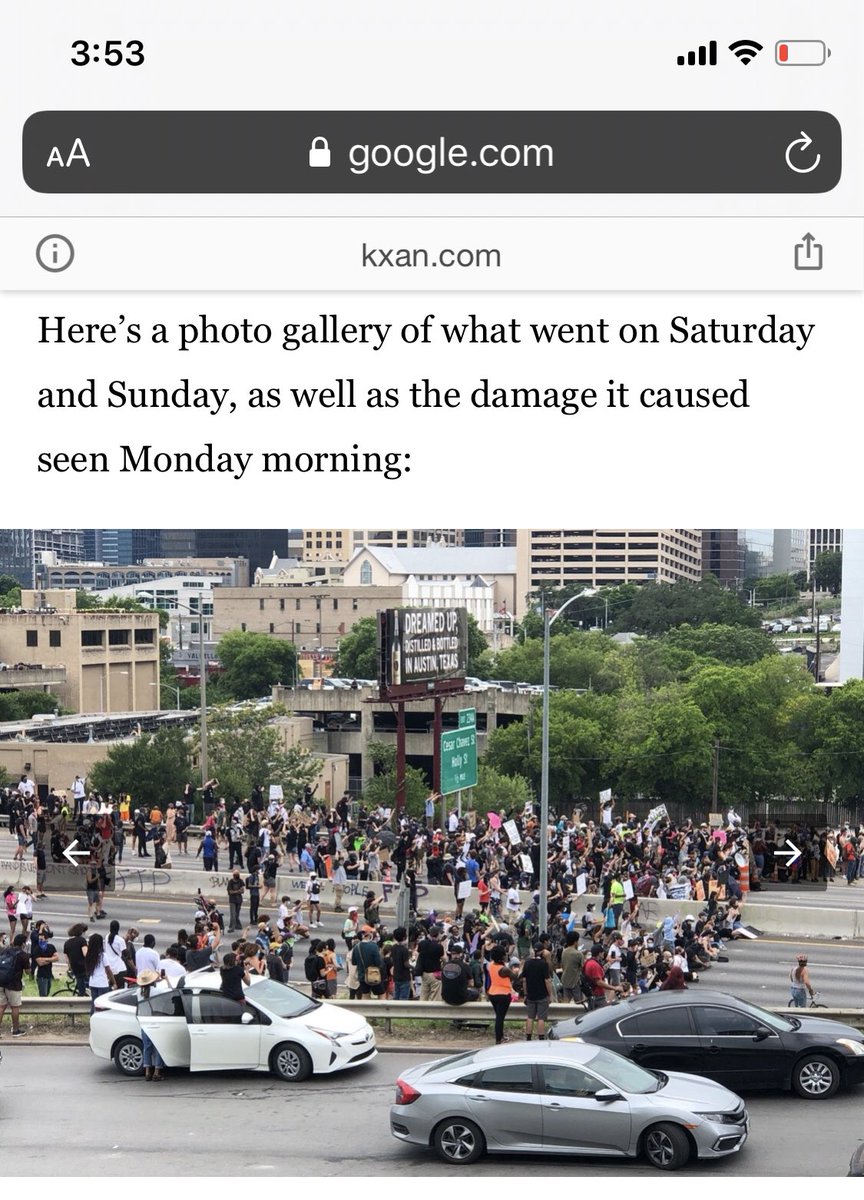 candice_coy's tweet photo. @scm_va @christivnm I love above those signs and was standing there all day Sunday (this took place Saturday). It’s blurry but 1000% real. I have pictures of those police lined up there earlier in the day before I marched and the following from that same spot. https://t.co/Vo4XBwz3PD