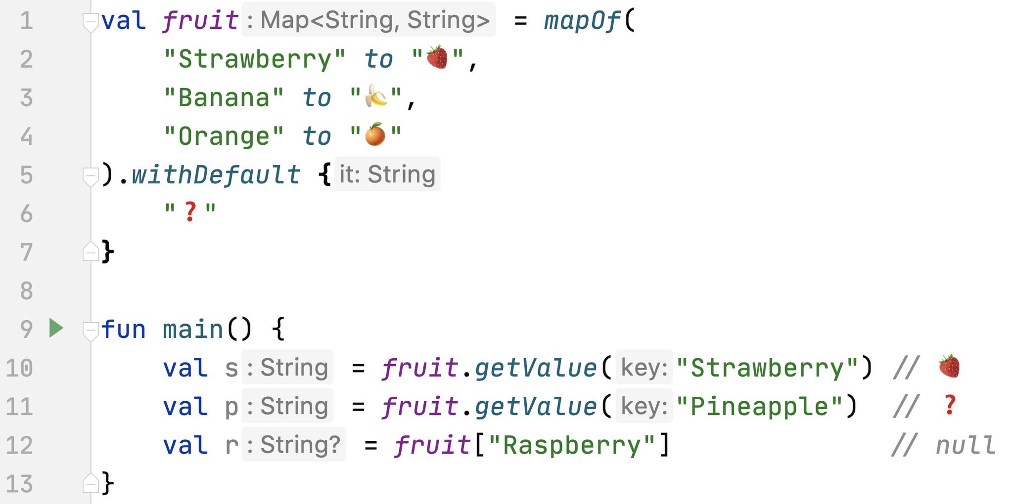 Map Not Null Kotlin Kotlin On Twitter: "On A Map, Use 'Withdefault' To Get A Wrapper That  Obtains A Default Value When Using 'Getvalue' On A Key That Is Not Present.  Note That This Does Not