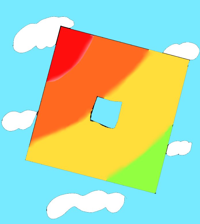 DaphneGamerii's tweet photo. I made my own Roblox logo https://t.co/L83LOMBepA