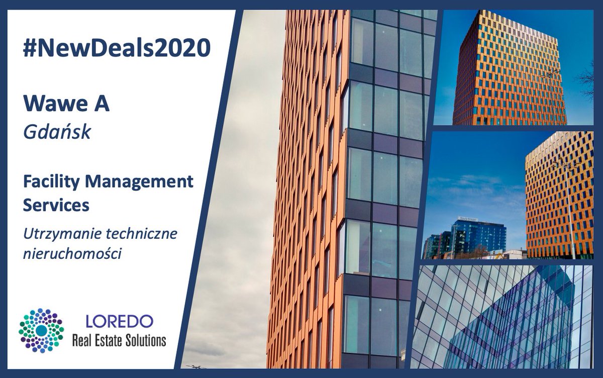 #LoredoRES #NewDeals2020 #5 / #Wave Gdańsk by #Skanska 👍🏢 in our portfolio! We will deliver technical maintenance of the building. Building managed by #Cushwake 
#FM #FacilityManagement #GoodNews #TransparentBuildings #BIM4FM