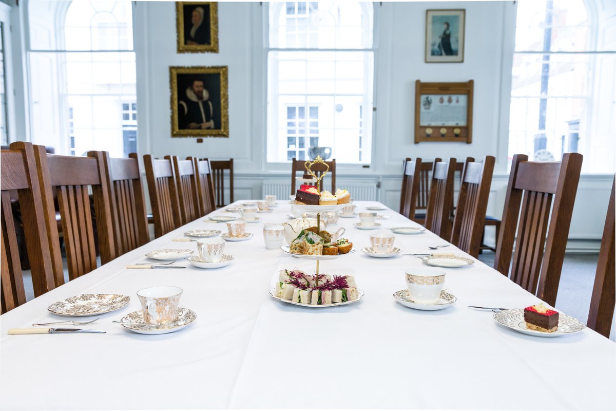 Here The Chambers is set for 12 for a delightful Afternoon Tea. Shortly, we will be available for private dining for smaller, socially distanced groups #TheCourtHouseWarwick #AfternoonTea #Weddings #Occasions #Family #PrivateDining #Warwick #BuyIn2Warwick #AfternoonTea