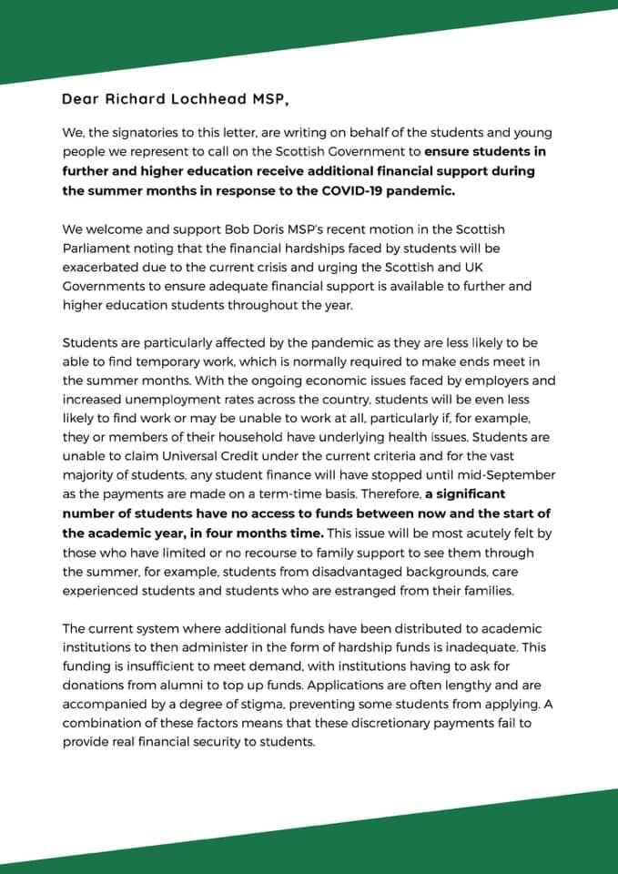 StASummerSAAS's tweet image. ⛰️ Students are heading for a financial cliff edge.

 💚💛❤️🧡Across parties and student unions people are calling for the urgent introduction of #SummerSAAS 

Thousands of people have already signed the letter to 
@RichardLochhead

Will you join us? 
tinyurl.com/summersaas