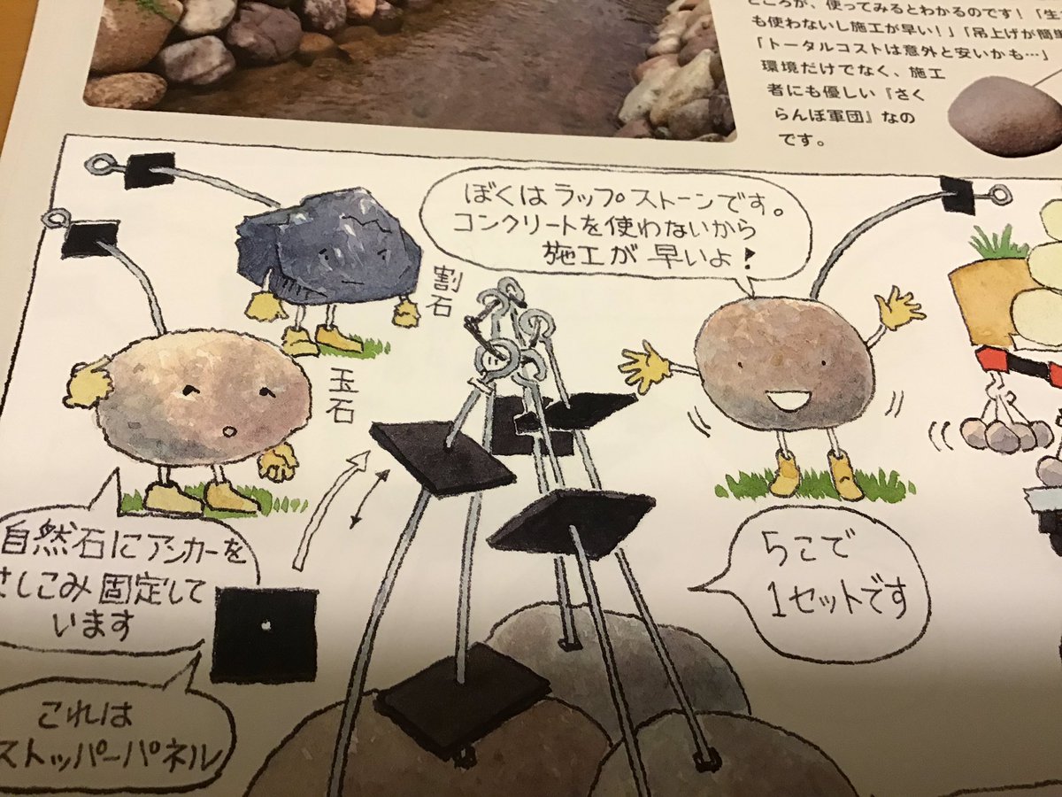 岩石の仕事をしました! 