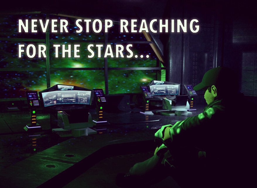 Never stop reaching for the stars...