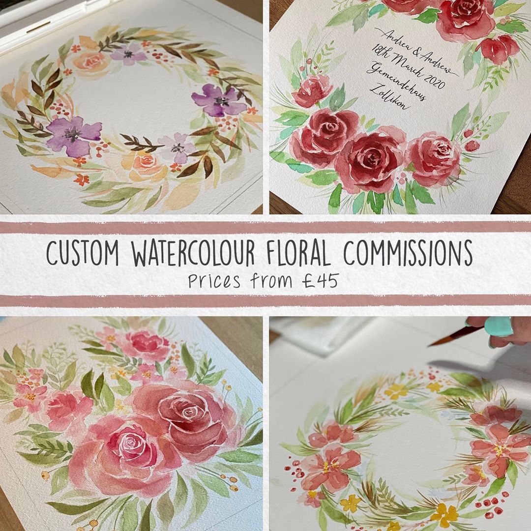 Beautiful custom watercolour floral commissions by Stephanie Melbourne! 🌸😍
.
.
#watercolour #art #floral #flower #print #flowerart 
#floralcommissions #femaletattooer