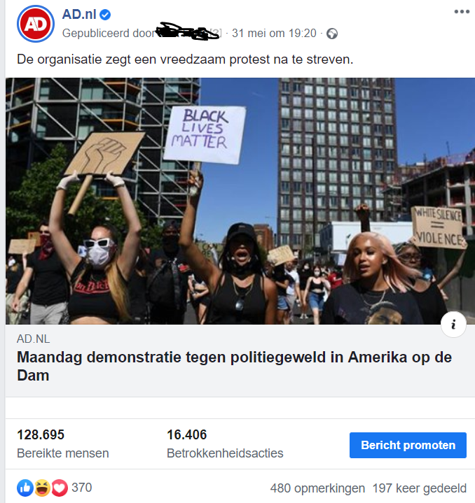 jaapvanzessen's tweet photo. In mijn vorige baan maakte ik social media analyses. Als een bericht op 1 avond meer dan 1.000 interacties oplevert, gaan alle social alertbellen rinkelen. Argument 'we zagen dit op social niet aankomen' kan niet juist zijn. En dan is dit maar 1 bericht: https://t.co/HILwb83Qji
