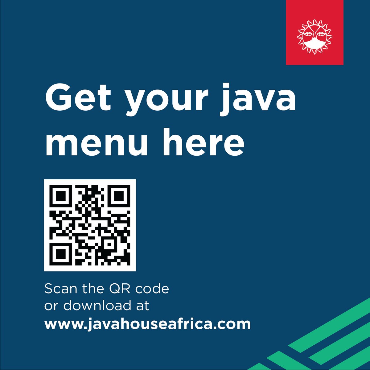 JavaHouseUG's tweet image. Access our menu from our website when visiting our branches. Digital menus help in maintaining the safety of both our guests & staff. Available to view and/or download so you always have a copy with you. Download link: javahouseafrica.com
#JavaCares #JavaHouseUG