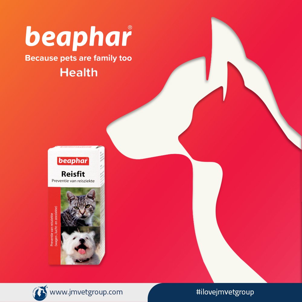 jmvetgroup's tweet photo. beaphar - Travel Fit
قرص مسافرت
10 Tabs
✨💖🐶🐱💖✨
#ilovejmvetgroup
#jmvetgroup
#beaphar
#beaphariran
#beapharhealth
#بیفار
#بیفار_ایران https://t.co/ygr4oVvn5I