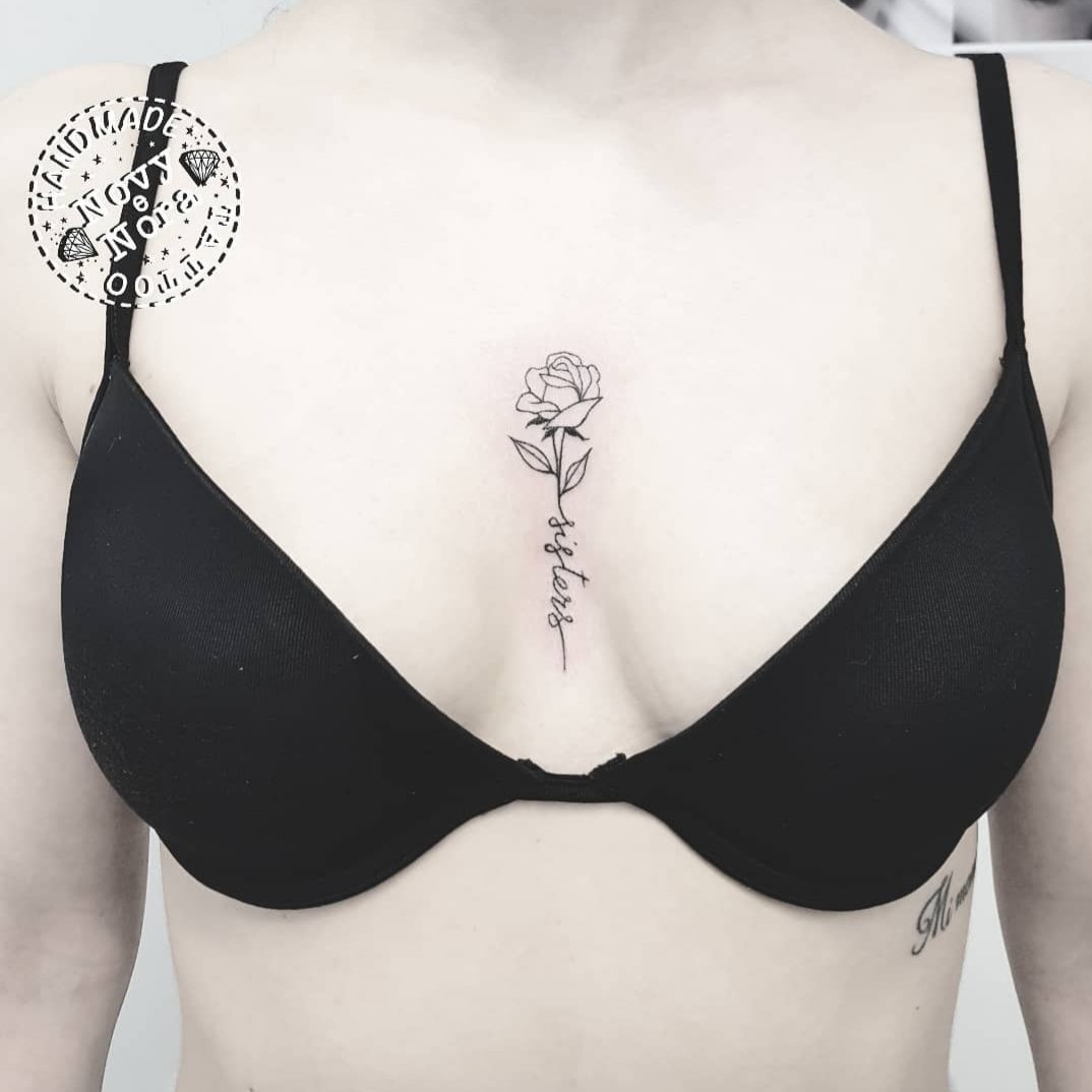 Vanessa Kurmin ART - 🌹 #tattoo #sternum #sternumtattoo #rose #rosetattoo # tattooed #tattoogirl #minimal #minimalisttattoo #flower #rosa #flowertattoo  #flowerpower #instatattoo #girlwithtattoos #ink #inked #inkedgirl  #olsztyntattoo #like #instalike ...