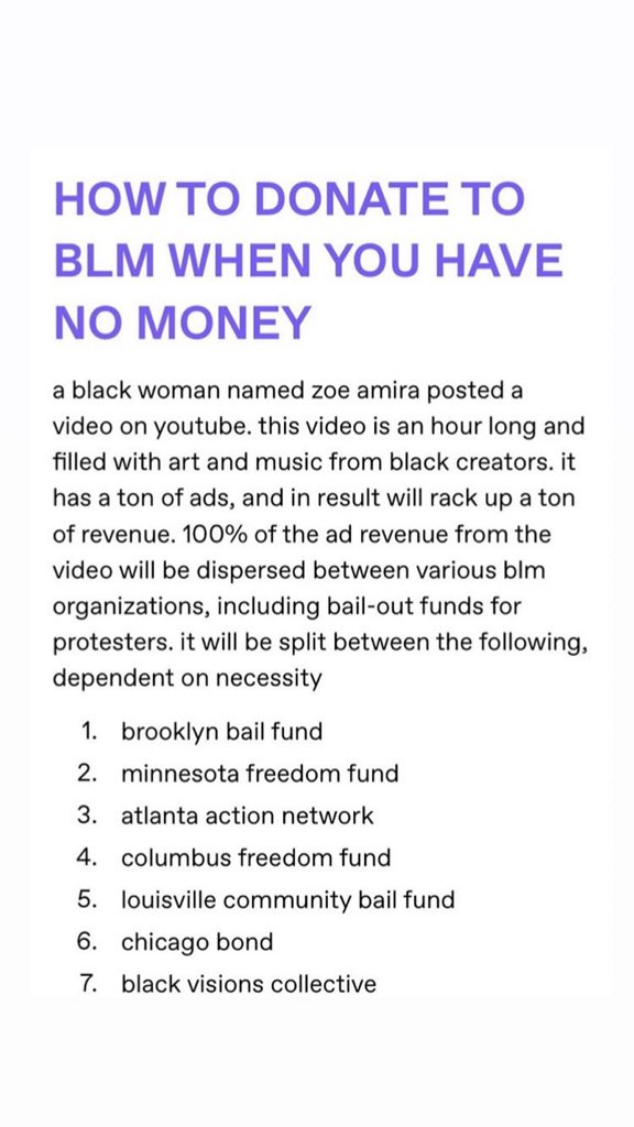 laurenhansonx's tweet photo. If you can’t donate to BLM steam this video🖤 https://t.co/VpVf3ztHSE https://t.co/cQE48hGN7V