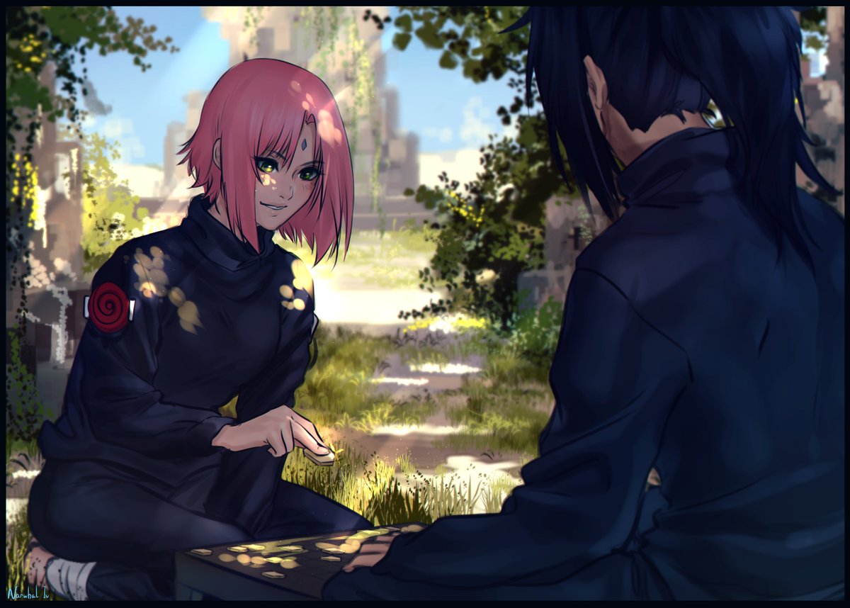 IvNarwhal's tweet photo. Зарисовка к рассказу «The Last Ones Standing» (olliya).

#春野サクラ #NARUTO #sakura #マダサク #madasaku https://t.co/HNivLILAha