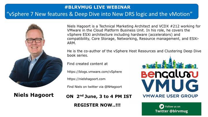 Live Webinar Session: #vSphere 7 New Features &amp; its capabilities and Deep Dive into New DRS and vMotion Logic in vSphere 7 by  <a href="/NHagoort/">Niels Hagoort</a> Good start with #120 participants.. <a href="/MyVMUG/">VMware User Group</a> <a href="/IndiaVMUG/">India VMUG</a> <a href="/VMwareIN/">VMware India</a> <a href="/FrankDenneman/">Frank Denneman</a> <a href="/vExpert/">VMware vExpert</a> <a href="/vmugpune/">VMUG Pune</a> <a href="/vmug_delhi/">VMUG DELHI</a> <a href="/MumbaiVmug/">MumbaiVMUG</a> <a href="/VMwarevSphere/">VMware vSphere Foundation</a>