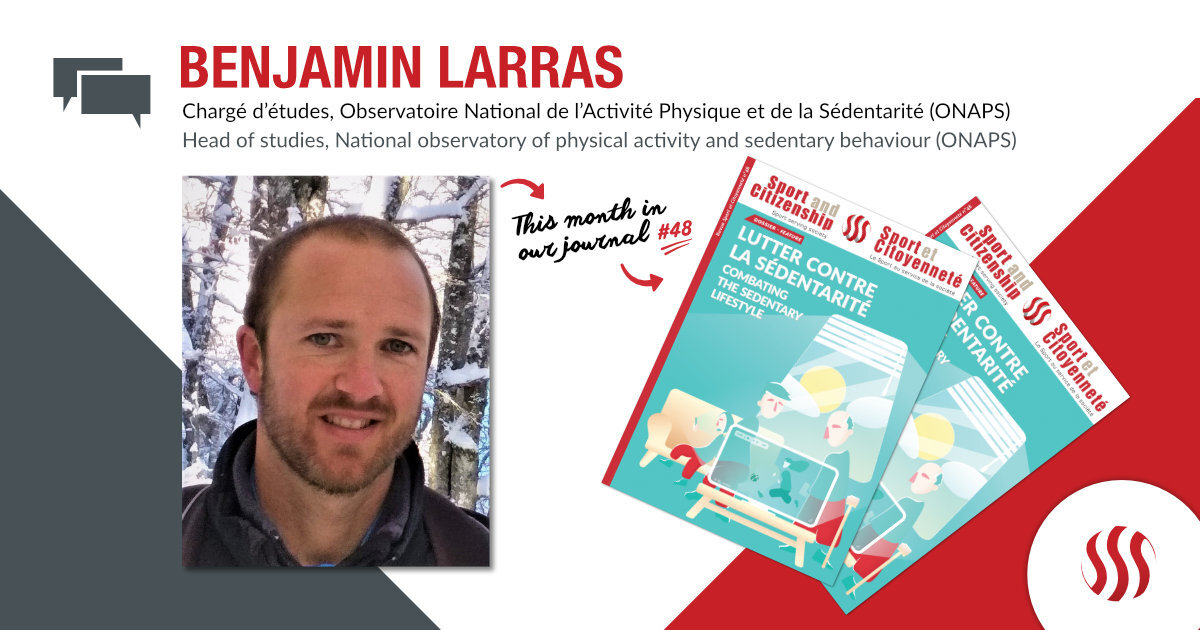 📕 "On peut être physiquement actif… mais sédentaire !" Benjamin Larras, chargé d'études <a href="/Onaps_officiel/">Onaps</a>, l'explique dans notre dernière revue scientifique consacrée à la lutte contre la #sédentarité. Un article à retrouver ici 👇
sportetcitoyennete.com/acces-membre/s…
