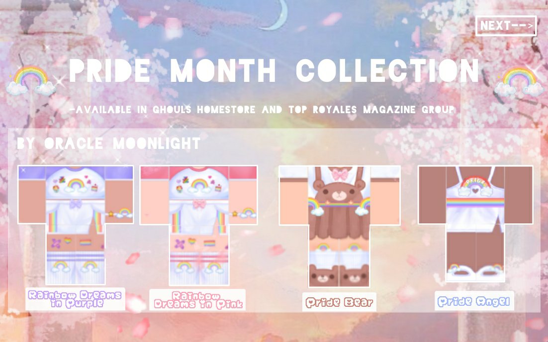 Oracle On Twitter In Celebration Of Pride Month I Decided To Make A Collection Links In Thread Tweet Me If You Re Wearing Any Of Them Happy Pride Month And Stay Safe - top 10 best roblox homestores