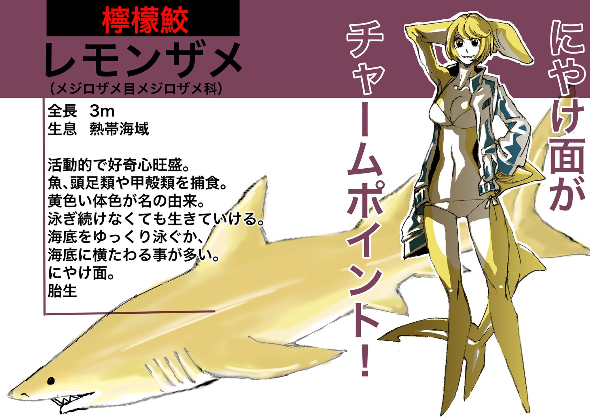 土屋計 12 7ケモノクニ連載開始 サメ軍擬人化18 レモンザメ まじ黄色なのか見てみたい ハチワレ上げ直しです 稲羽事変 サメ T Co Buxmjdt1hi Twitter 土屋計 12 7ケモノクニ連載開始 サメ軍擬人化18 レモンザメ まじ黄色なのか見てみたい ハチワレ上げ直しです 稲羽事変 サメ T Co Buxmjdt1hi Twitter