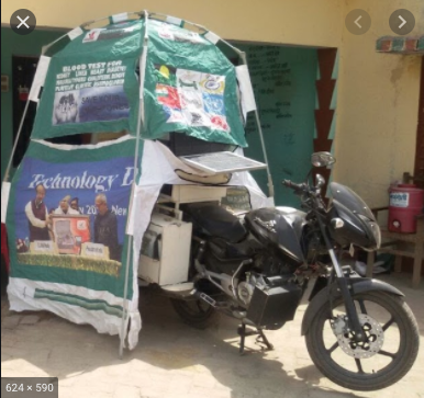 AineshTripathi's tweet photo. The #AccustorTechnologies have created the world’s 1st mobile lab on bike called #LaBike. This is true innovation, that will help doctors to reach the remote parts of country. This will help perform #COVID19 testing & contain its spread in remote areas.
Photo source: Google https://t.co/YDcQ3MkklP