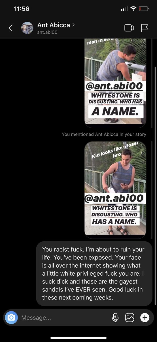 iamDRIGO's tweet photo. This is #anthonyabicca a RACIST. Call his ass out! https://t.co/omGoeOM1Zm