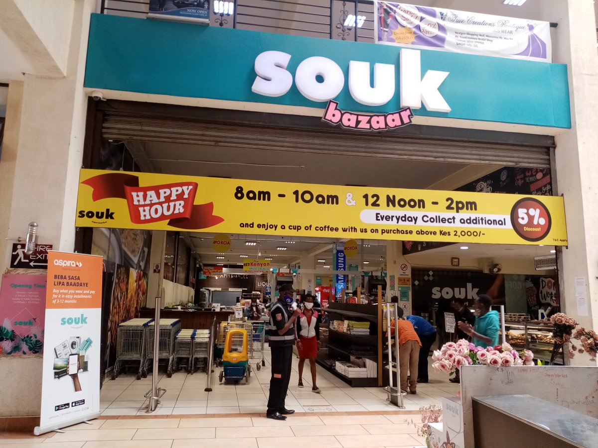 soukkenya's tweet photo. Good Morning, Shop with us for our happy hour time. Get a 5%discount for purchases above ksh 2000 and also you can shop online and you get free delivery.

Come Shop now https://t.co/ut7XIiDXUK