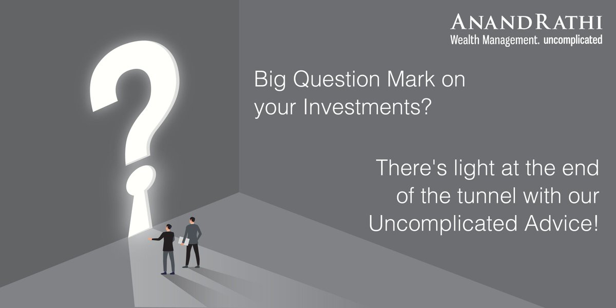 Question Mark on your Investments? We have answers to all your queries with our #UncomplicatedAdvice at <a href="/ARWealth/">Anand Rathi Wealth Limited 🇮🇳</a> 

#WealthManagement