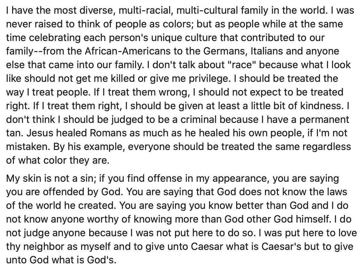 jaynaemariexiv's tweet photo. Read and Let Live. Hate me or Love me but #thisisme
#RacismIsAVirus #God #Jesus #MySkinIsNotASin #NoApologies #BornThisWay https://t.co/niQgLAoL6s