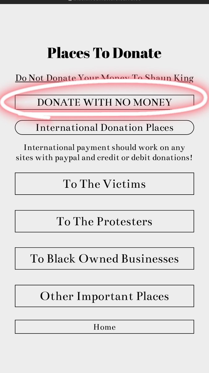 No Justice No Peace On Twitter If You Would Like To Help Out And Donate But You Don T Have Any Money The Blm Donation Page Has An Option To Do So If