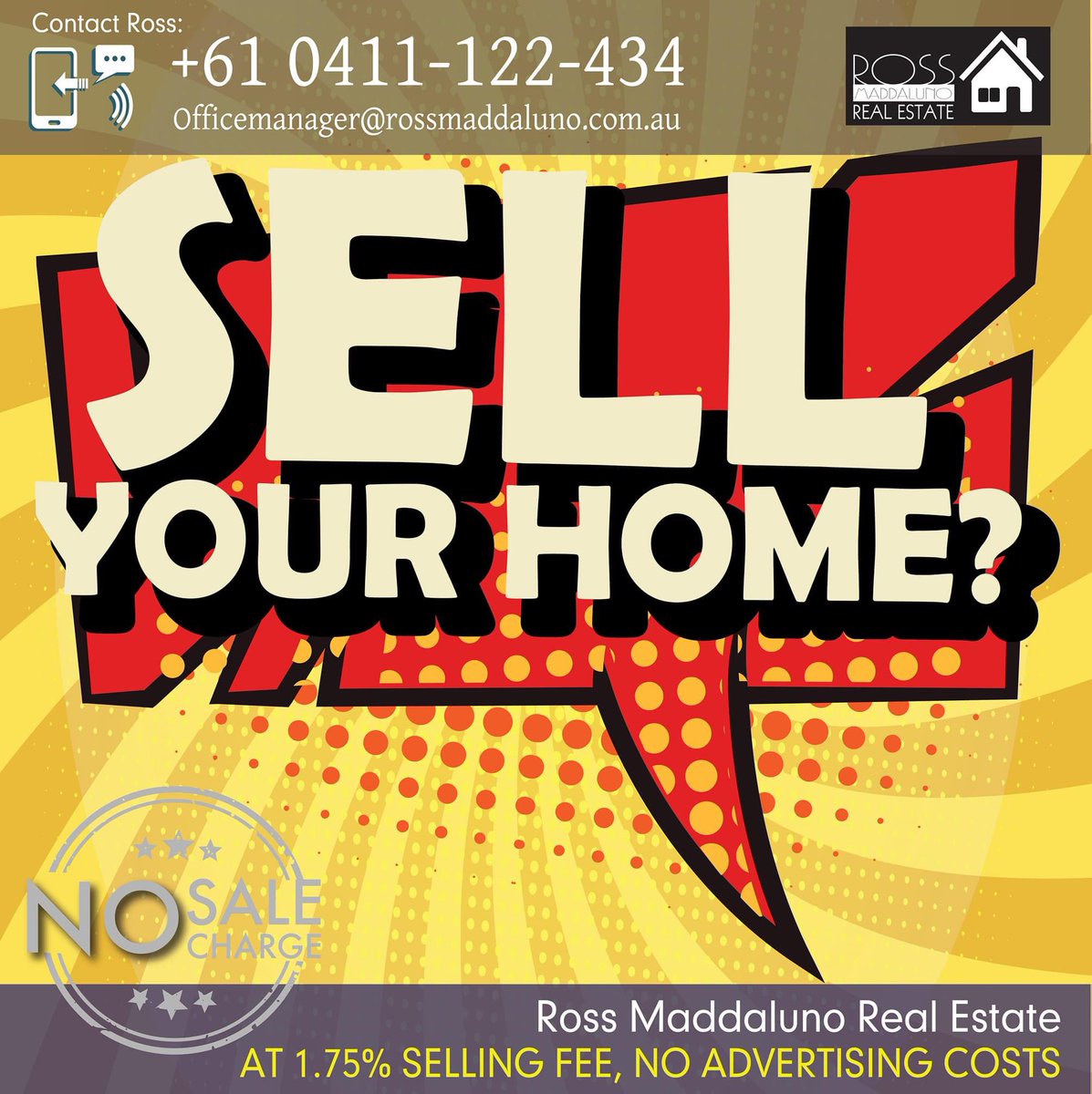 Rossmadda's tweet photo. SELL YOUR HOME?
🏡🏡🏡🏡🏡🏡🏡🏡🏡🏡
Ross get results!
Contact Ross 👇
📱 0411122434
WhatsApps 0411122434
🖥️ Officemanager@rossmaddaluno.com.au
#Rossgetresults
#Rossmaddalunorealestate
#Realestatemorwell
#Realestatetraralgon
#Realestatechurchill
#Realestateaustralia https://t.co/a7Fyw181Ea