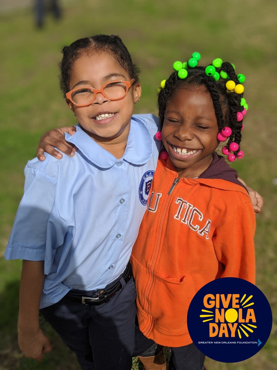 KCRamsey's tweet photo. Hey, hey! I just made my donation to the @GNOFoundation's #GiveNOLADay to support @ElanAcademyNola's fight for #EquitableEducation. Won't you join me? https://t.co/m570tg3Ri0 https://t.co/YQqZI22cNj