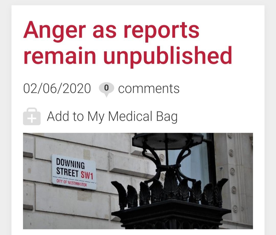 'A medical group has expressed alarm that a crucial analysis of the impact of the viral pandemic on ethnic minorities has been suppressed.' DAUK in @Doctors_net_uk news.doctors.net.uk/news/31439