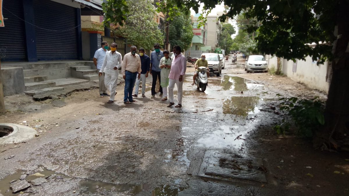 Supdt Engineer Kukatpally Zone (@sekpzghmc) on Twitter photo Inspection of Water stagnation point in Bowenpally ward No 119 along with local Corporator,<a href="/DC_Kukatpally/">Dy. Commissioner Kukatpally</a> and DyEE, AE @zckukatpally Inspection of Water stagnation point in Bowenpally ward No 119 along with local Corporator,<a href="/DC_Kukatpally/">Dy. Commissioner Kukatpally</a> and DyEE, AE @zckukatpally