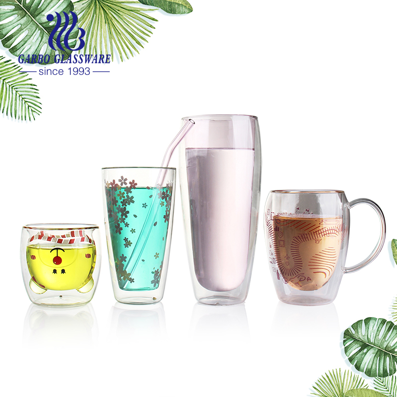 GlasswareKarina's tweet image. #garbotableware Double wall glasses, heat resistant and protect you from hot water. As the picture showed, we can do the animal designs inside, to make it more cute. Good idea for #Espresso,#coffee, milk, juice, hot water, etc #doublewall #glasses #glassware #tableware #drinking