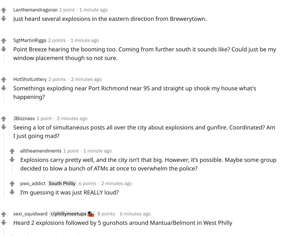 ad_sam_hock's tweet photo. @LgnCtn PLEASE RETWEET: PPD has encrypted their primary radio communications. Consistent reports of explosions and even an officer asking to keep reports of explosions on their encrypted channel. From N.E, West, and S. Philly all independently reporting explosions. #PhillyExplosions https://t.co/GnPVqzDUGv