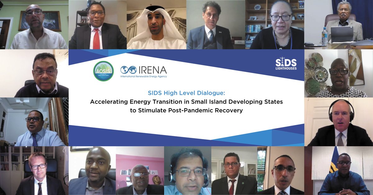 A highly engaging & important dialogue last night w/ leaders from SIDS co-hosted by @AOSIS. Islands have never lacked ambition, but the int'l community must – and will – do more to direct investment in support of #SIDS #energytransformation at this critical time. #SIDSlead