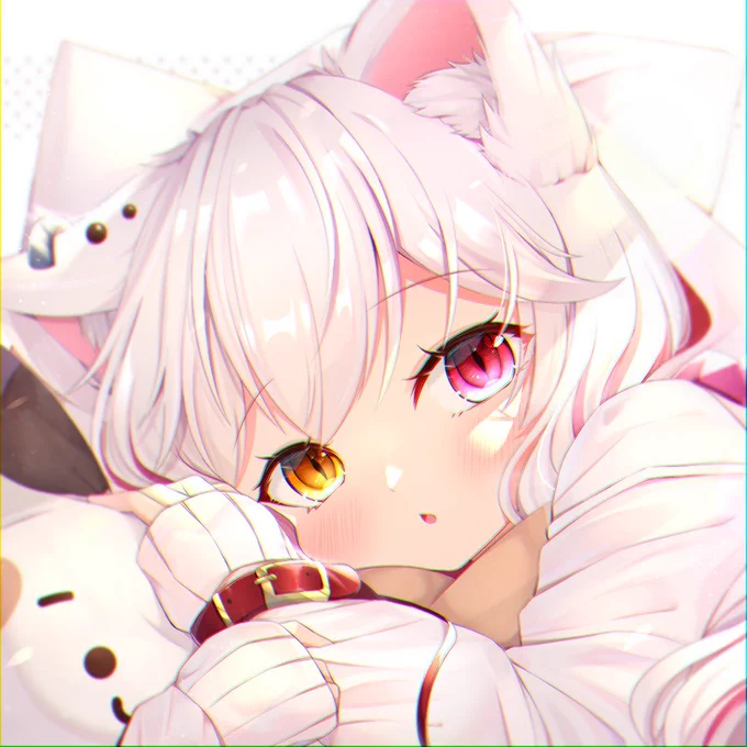白髪オッドアイアイコンはいいぞ(小声) 