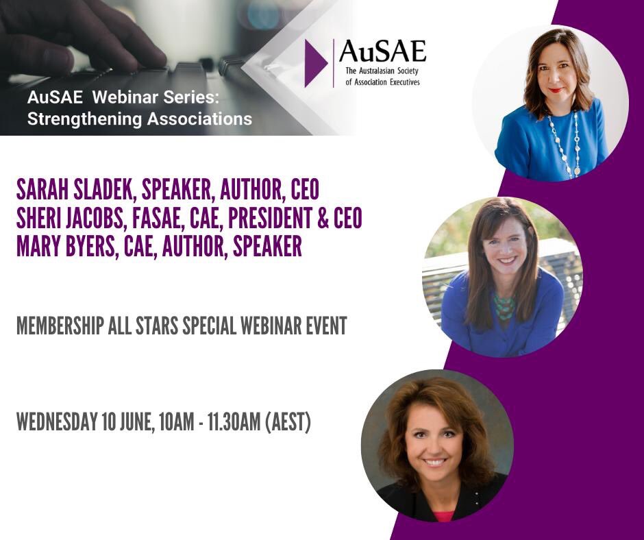 Just launched |AuSAE’s first All Stars Panel event with <a href="/marybyers/">Mary Byers</a> @SarahSladek @chicagogirl27 bit.ly/3gDIAXA