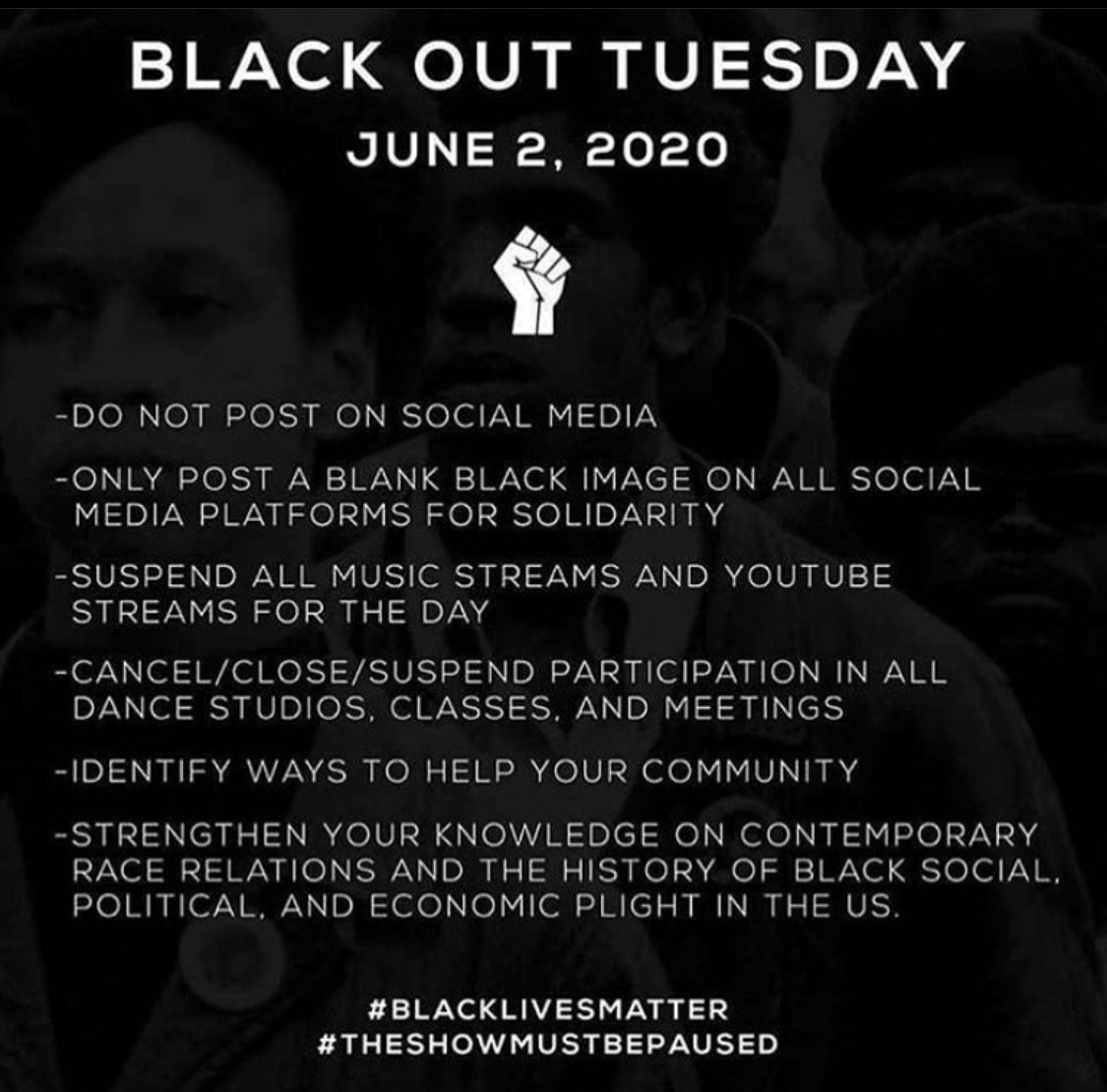 taelengmars's tweet photo. #BlackLivesMatter #BlackOutTuesday https://t.co/K0YSwVJsRH